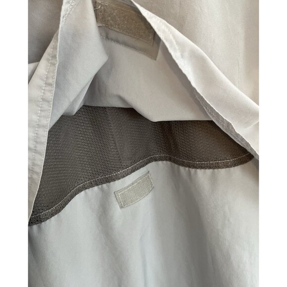 Mossy Oak Fishing Shirt Men's Size XXL Button up Short Sleeve Gray - Picture 7 of 14